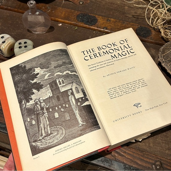 1961 Hardcover The Book of Ceremonial Magic by Arthur E. Waite Witchcraft Occult - Picture 2 of 7
